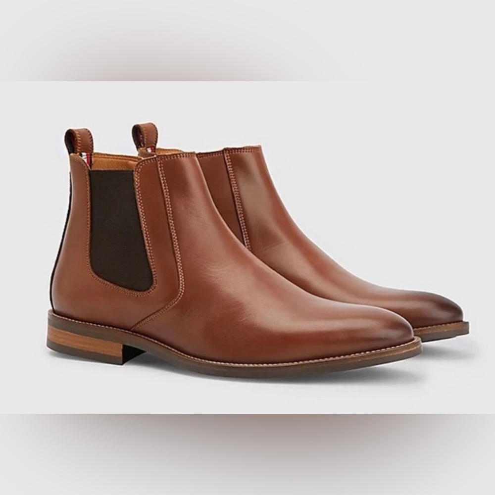 Tommy Hilfiger Syler
Essential Leather
Chelsea Boots Brown🤎🤎